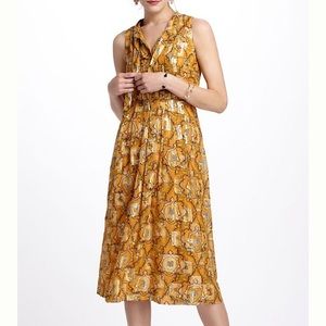 Anthropologie Goldspun Paisley Dress sz 12